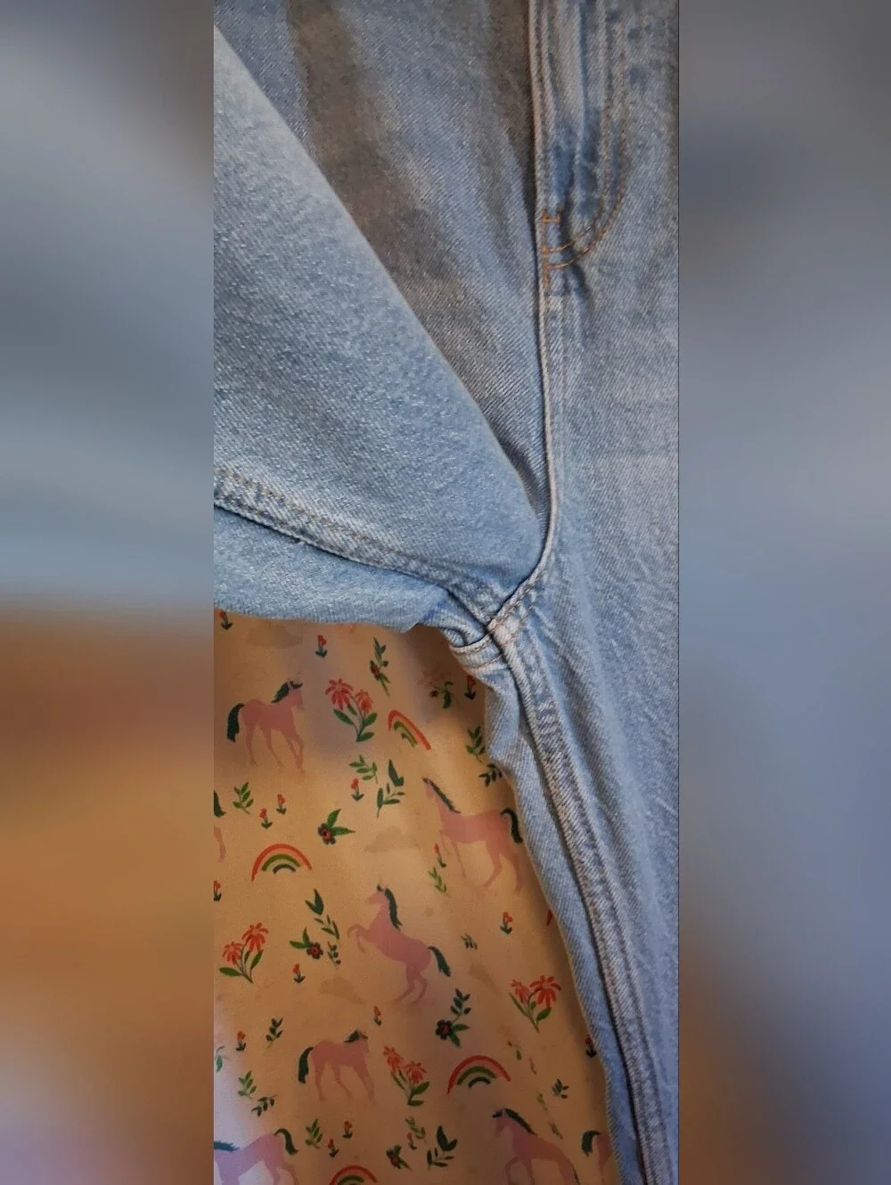 EUC Y2K Denim Co. Light Blue Braided Waist Baggy Flare Boho Jean Pants SZ 10